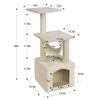 hot sale pet scratching house cat climbing frame cat tree amazon